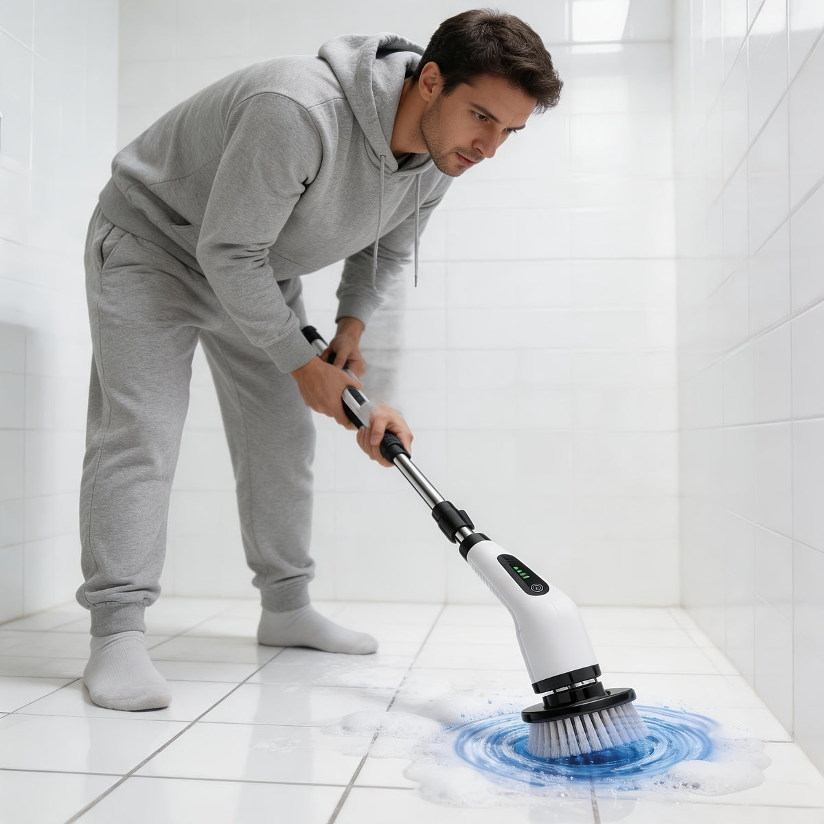 KOLAGAN Floor cleaning with extended handle